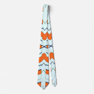 Neck Tie, A multicolor fabric print pattern design Tie