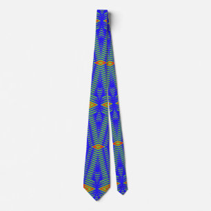 Neck Tie, A multicolor fabric print pattern design Tie