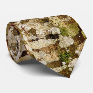 Neck Tie / bark pattern