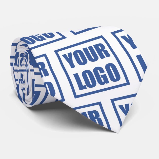 Neck Tie Business Logo Template Tiled (Rolled)
