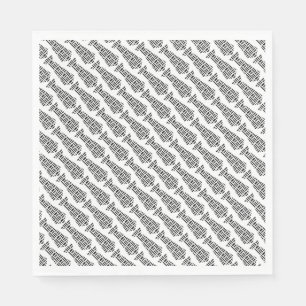 neck tie dad office fashion him work fun napkin