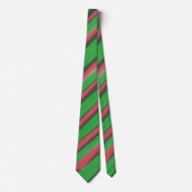 Neck Tie Green & Red