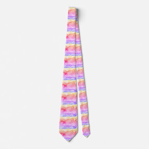 Neck Tie lavender watercolor