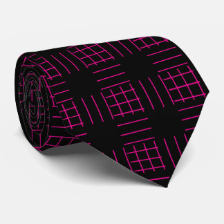 Neck Tie magenta sticks