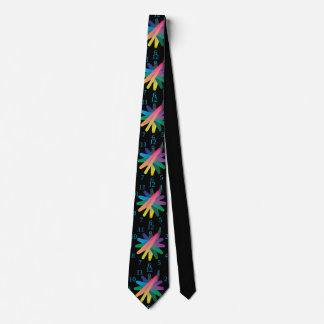 Neck Tie pastel clock dial