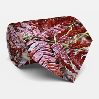 Neck tie / red fern