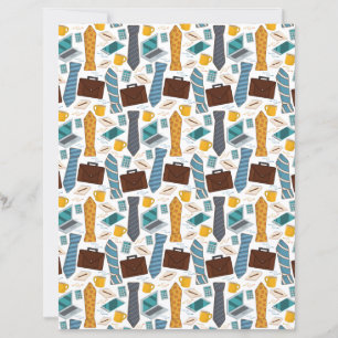 Neck Tie Scrapbook Paper