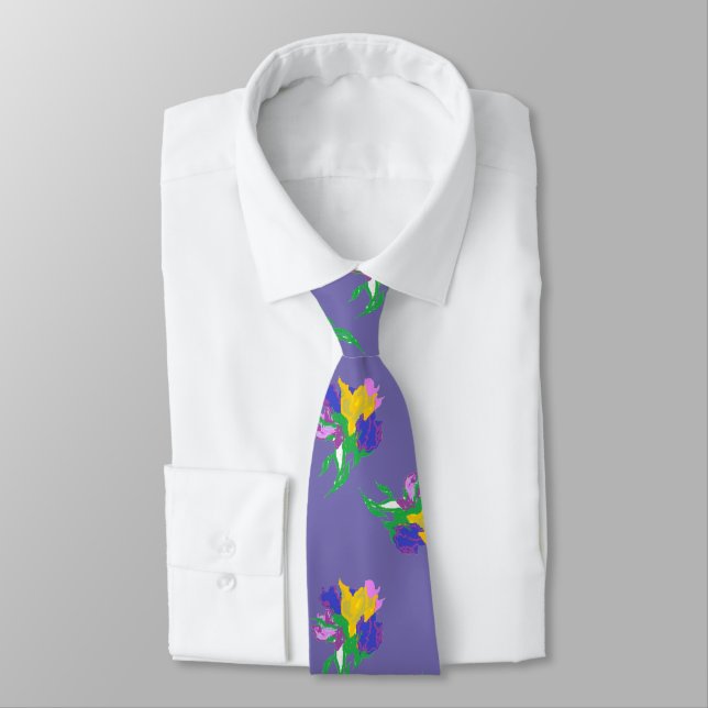 Neck Tie : Tulips (Tied)