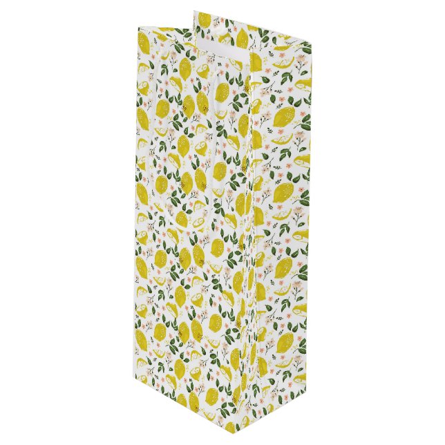 Neck Tie Wine Gift Bag (Front Angled)
