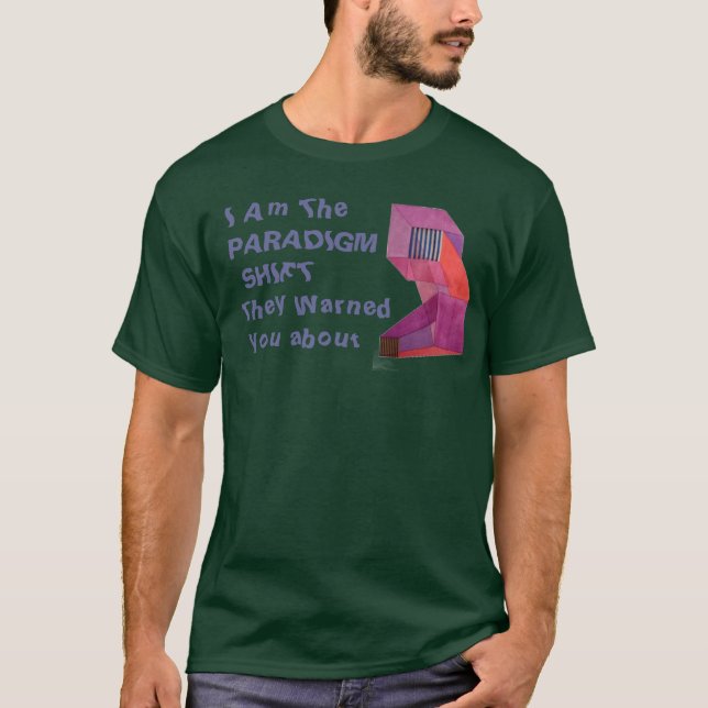 Necker Cube Paradigm Shift. T-Shirt (Front)