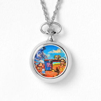 Necklace Alloy Photo Watch