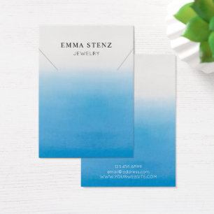 Necklace Display Card • Pastel Blue Ombre