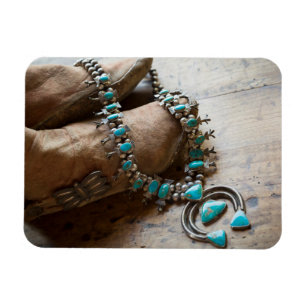 Necklace for sale, Santa Fe, New Mexico. USA Magnet