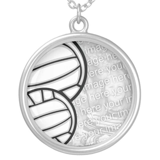 Necklace Photo Template - Volleyball