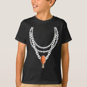 Necklace Turkey Leg Pendant Thanksgiving Day Fall  T-Shirt