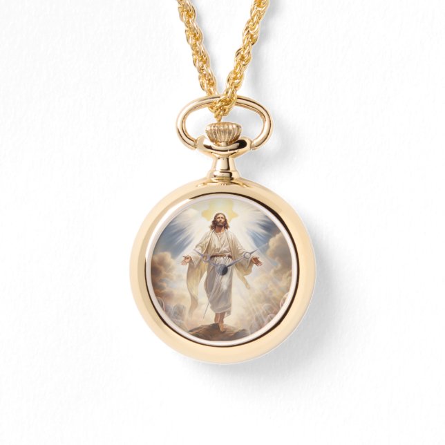 Necklace Watch-Jesus (Front)