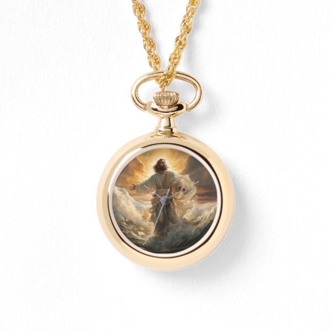 Necklace Watch-Jesus (Front)