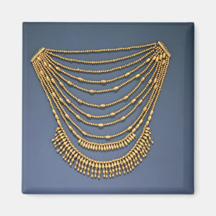 Necklace with bells magnet
