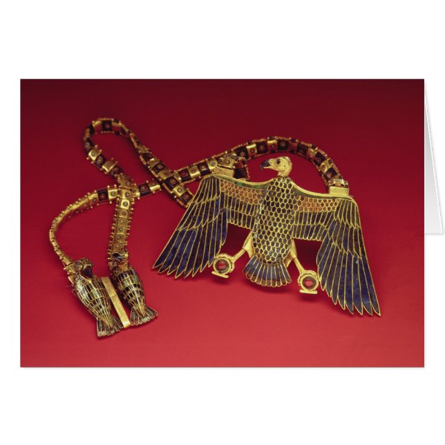 Necklace with vulture pendant (Front Horizontal)