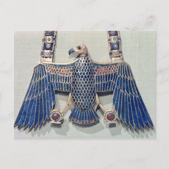 Necklace with vulture pendant postcard (Front)