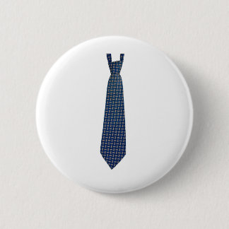 necktie 6 cm round badge