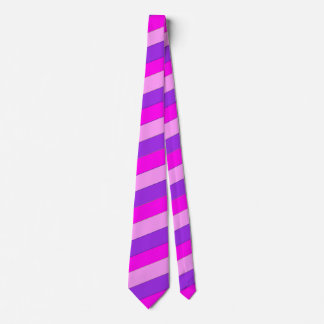 Necktie Buddy Purple Pink Hot Pink Stripes