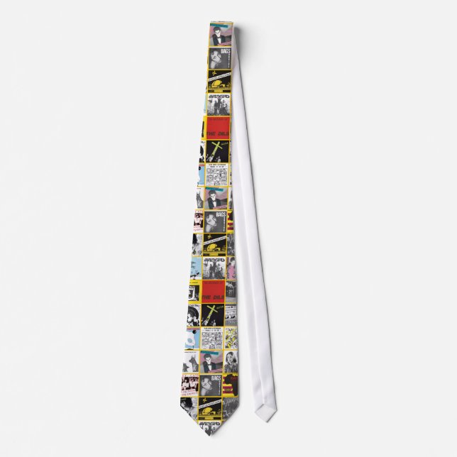 Necktie Dangerhouse Sleeves Yellow Customisable (Front)