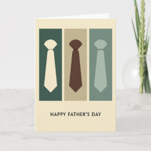 Necktie Fathers Day Art Card