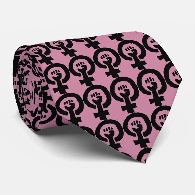Necktie feminist (Rolled)