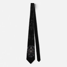Necktie/Necktie - “diamonds skull "