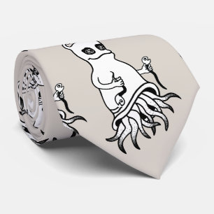 Necktie printed with a comic personage