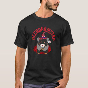 Necrohamster Necromancer Hamster   Pet Wizard Rode T-Shirt