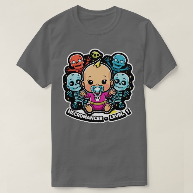 Necromancer Level T-Shirt (Design Front)