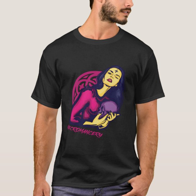 Necromancy Gothic Gift Pastel Goth T-Shirt (Front)