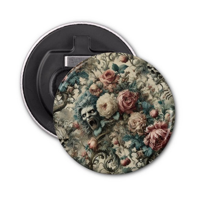 Necromancy of the Gnashed – Gothic Victorian  Bottle Opener (Front)