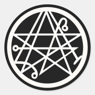 Necronomicon Classic Round Sticker