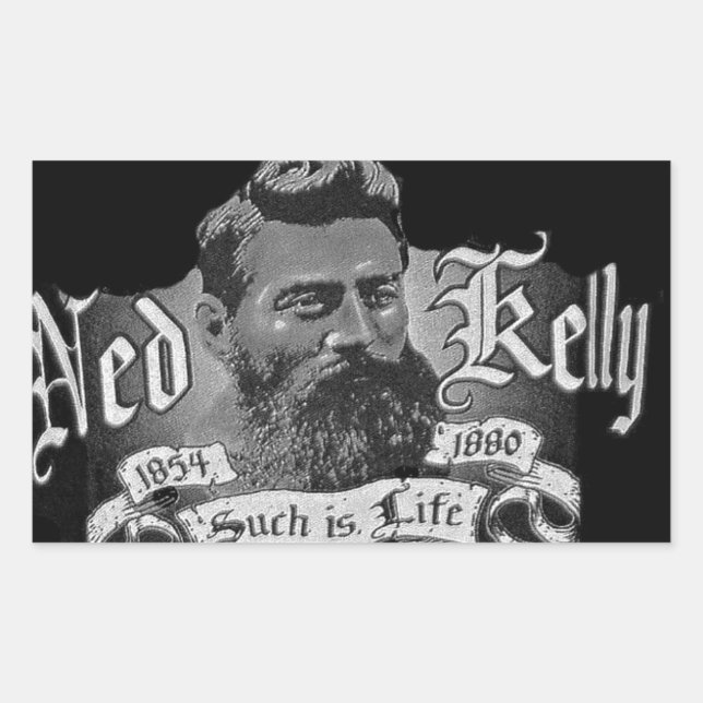 Ned Kelly - An Australian Legend Rectangular Sticker (Front)