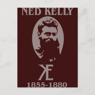 Ned Kelly Design Postcard