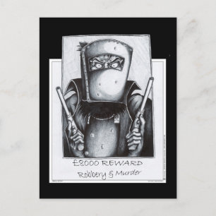 Ned Kelly: Wanted Postcard
