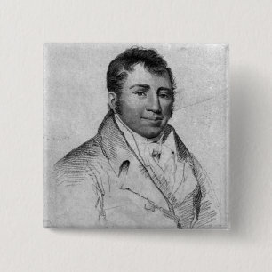 Ned Painter, engraved by Hopwood 15 Cm Square Badge