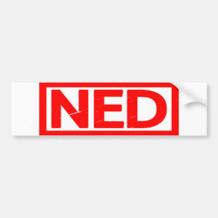Ned Stamp Bumper Sticker