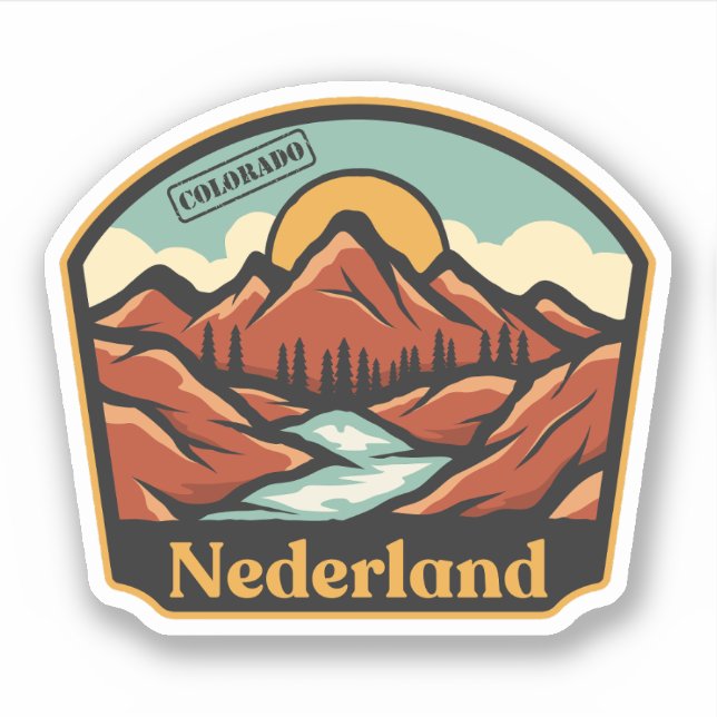 Nederland, Colorado Sticker (Front)