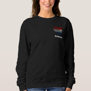 Nederland Flag Dutch Flag Heart Netherlands Dutch Sweatshirt