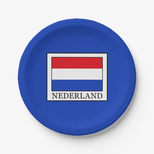 Nederland Paper Plate (Front)