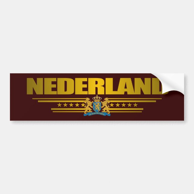 Nederland Pride Bumper Sticker (Front)
