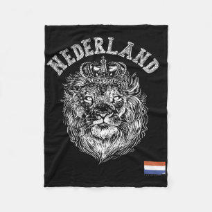 Nederland Reto Netherlands Lion Holland Dutch Men Fleece Blanket