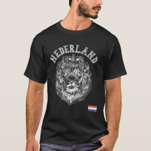 Nederland Reto Netherlands Lion Holland Dutch Men T-Shirt