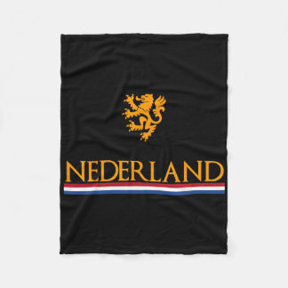Nederland Soccer Jersey Shirt Oranje Netherlands D Fleece Blanket