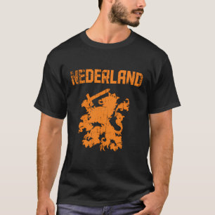 Nederland Soccer Jersey Style Vintage Holland Neth T-Shirt