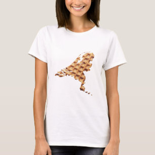 Nederland Stroopwafel land T-Shirt
